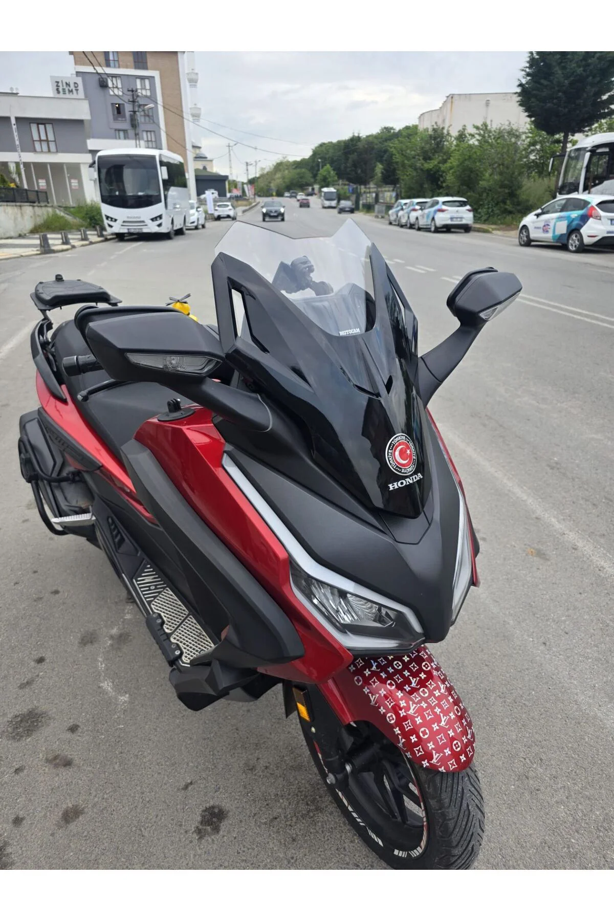 Honda Forza 250 Ön Cam 2018-2020 Model 43cm Şeffaf Renkli 4mm