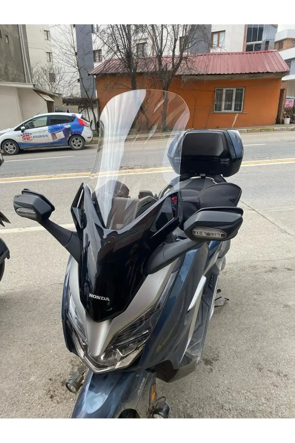 Honda Forza 250 Ön Cam 2018-2020 Model 58cm Şeffaf Renkli 4mm