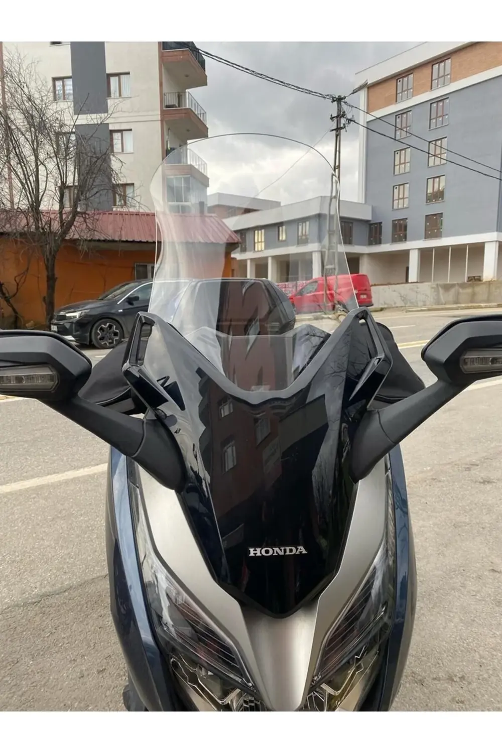 Honda Forza 250 Ön Cam 2018-2020 Model 58cm Şeffaf Renkli 4mm