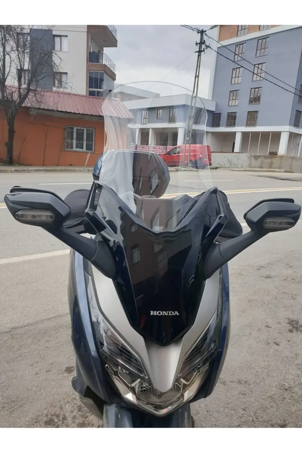 Honda Forza 250 Ön Cam 2018-2020 Model 58cm Şeffaf Renkli 4mm