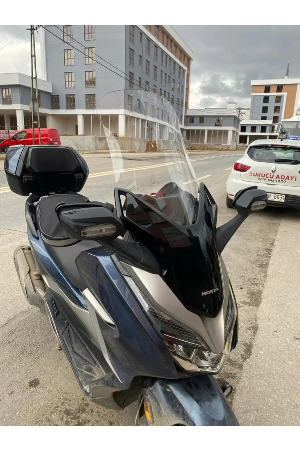 Honda Forza 250 Ön Cam 2018-2020 Model 58cm Şeffaf Renkli 4mm