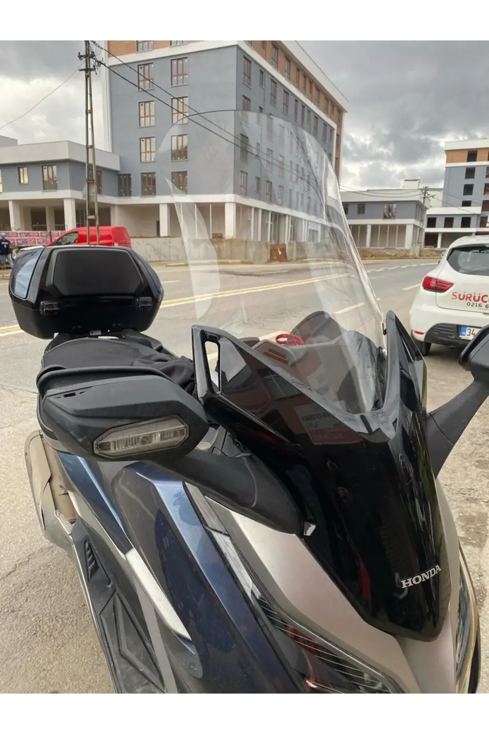 Honda Forza 250 Ön Cam 2018-2020 Model 58cm Şeffaf Renkli 4mm