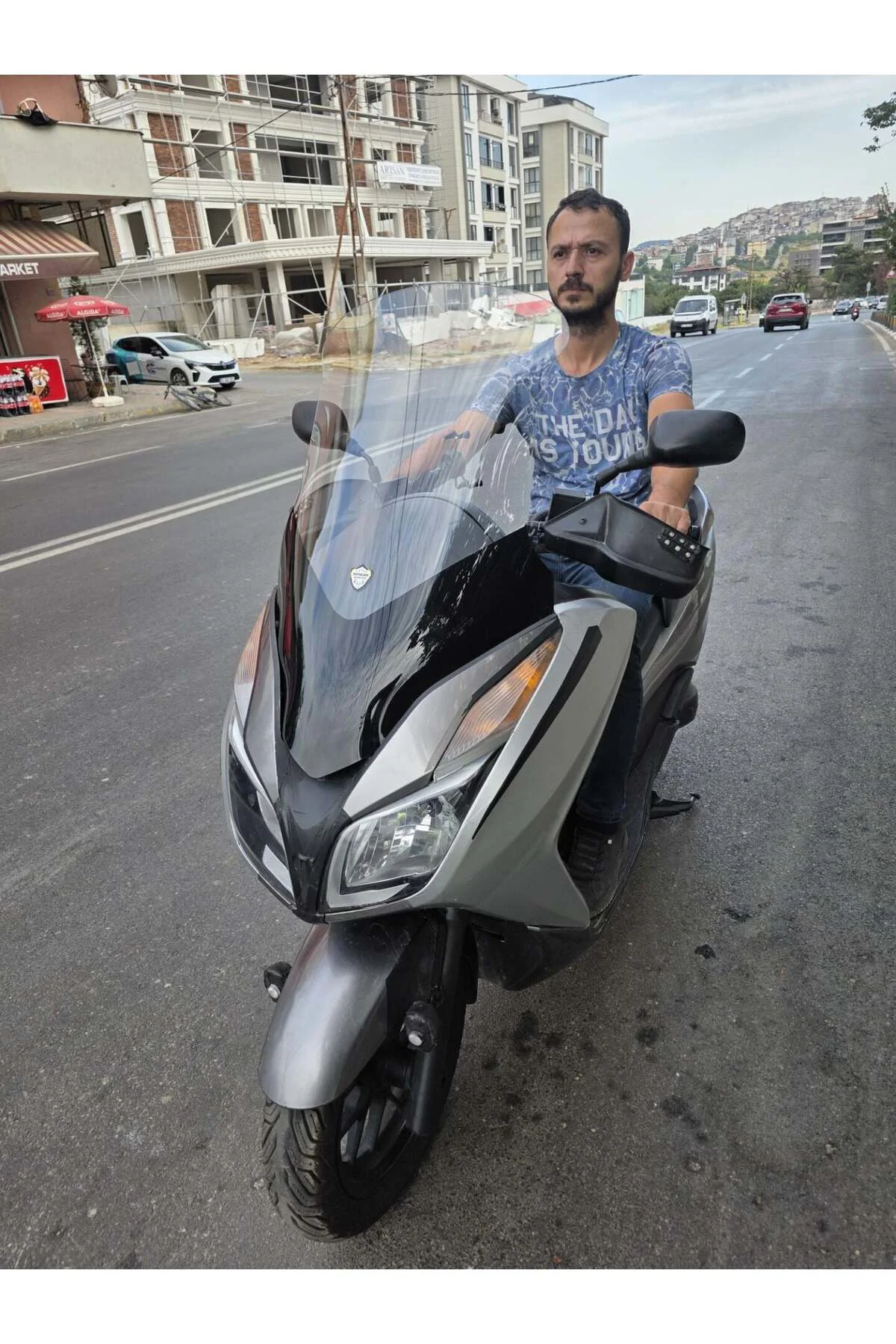 Honda Forza 300 Ön Cam 2014-2017 Model 78cm Şeffaf Renkli 4mm Elc