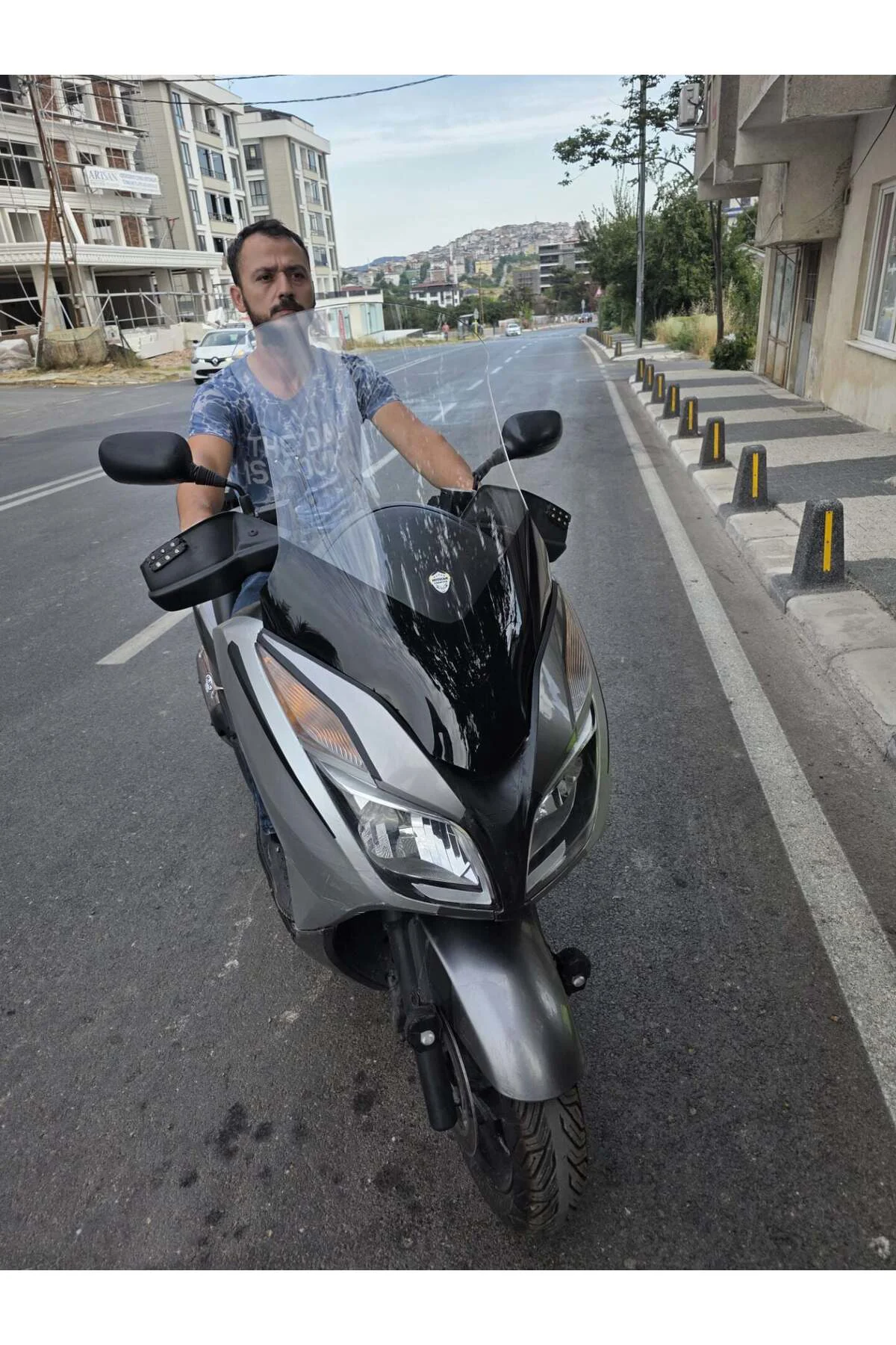 Honda Forza 300 Ön Cam 2014-2017 Model 78cm Şeffaf Renkli 4mm Elc