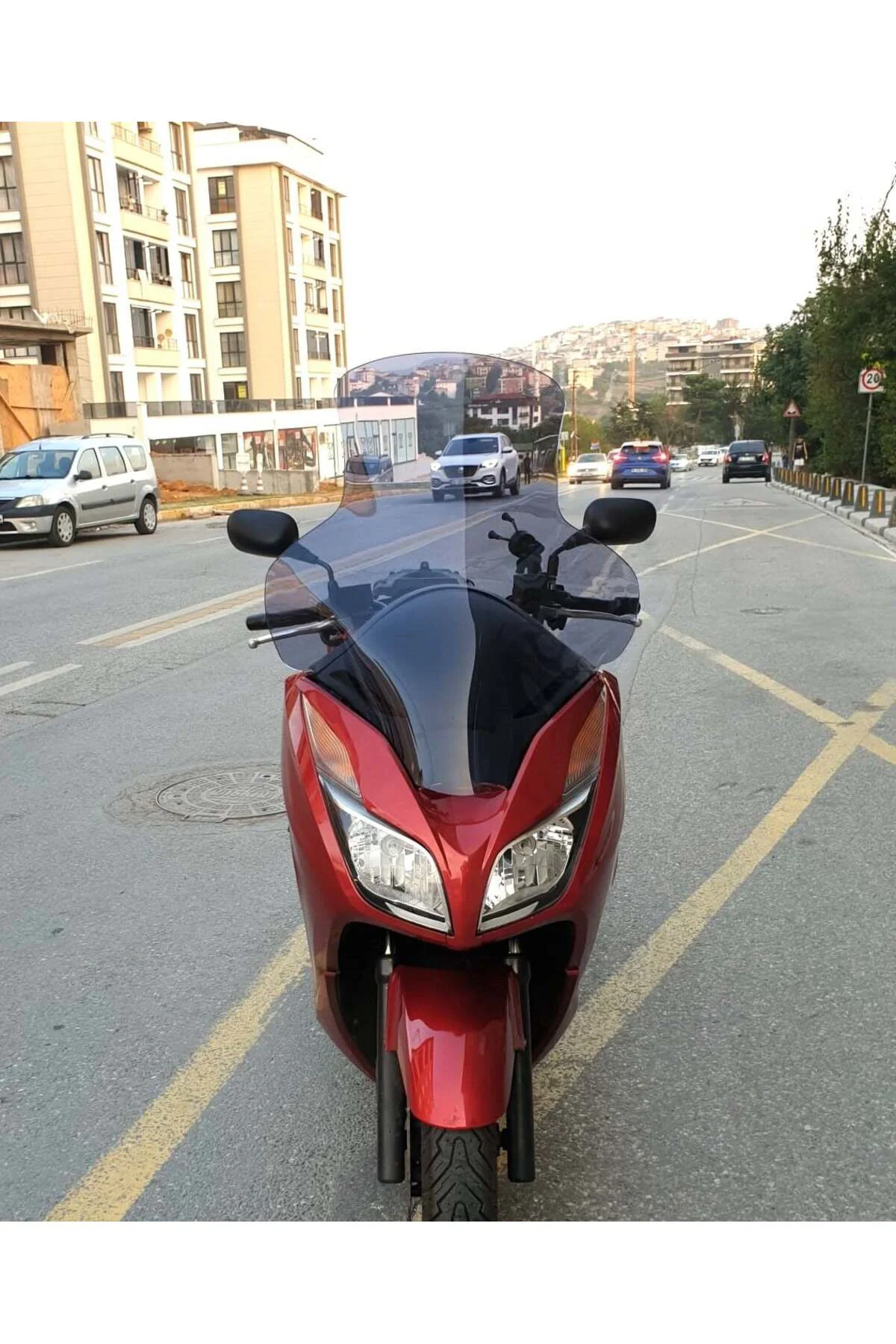 Honda Forza 300 Ön Cam 2014-2017 Model 75cm Füme Renkli 4mm