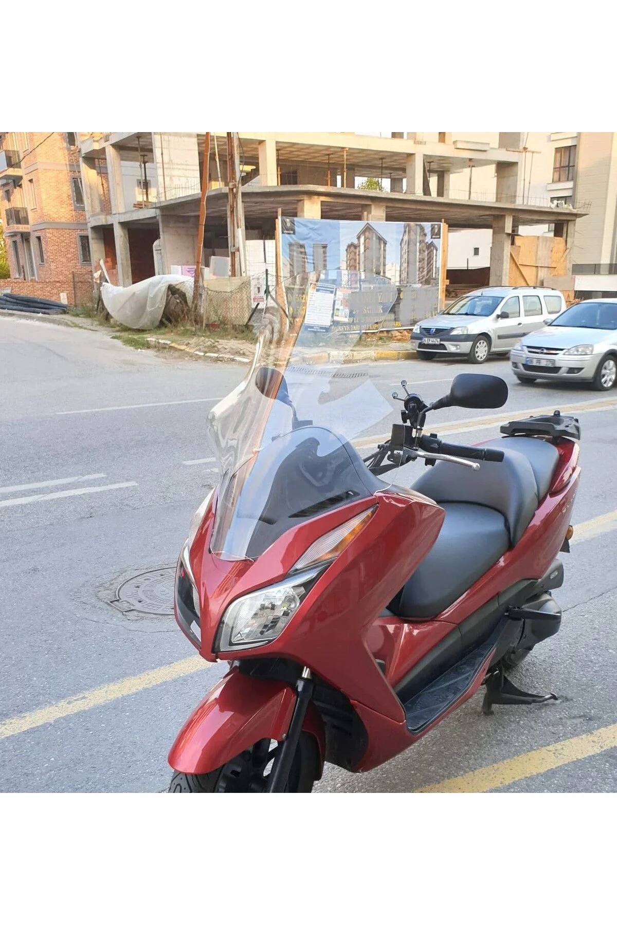 Honda Forza 300 Ön Cam 2014-2017 Model 75cm Şeffaf Renkli 4mm