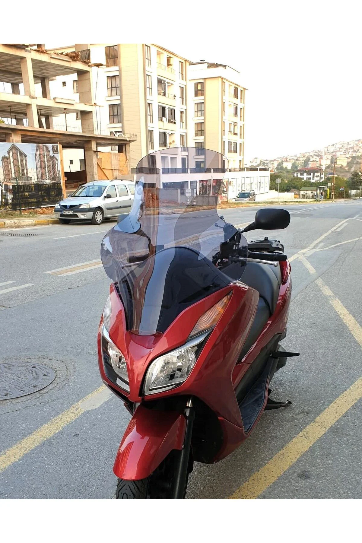 Honda Forza 300 Ön Cam 2014-2017 Model 75cm Füme Renkli 4mm