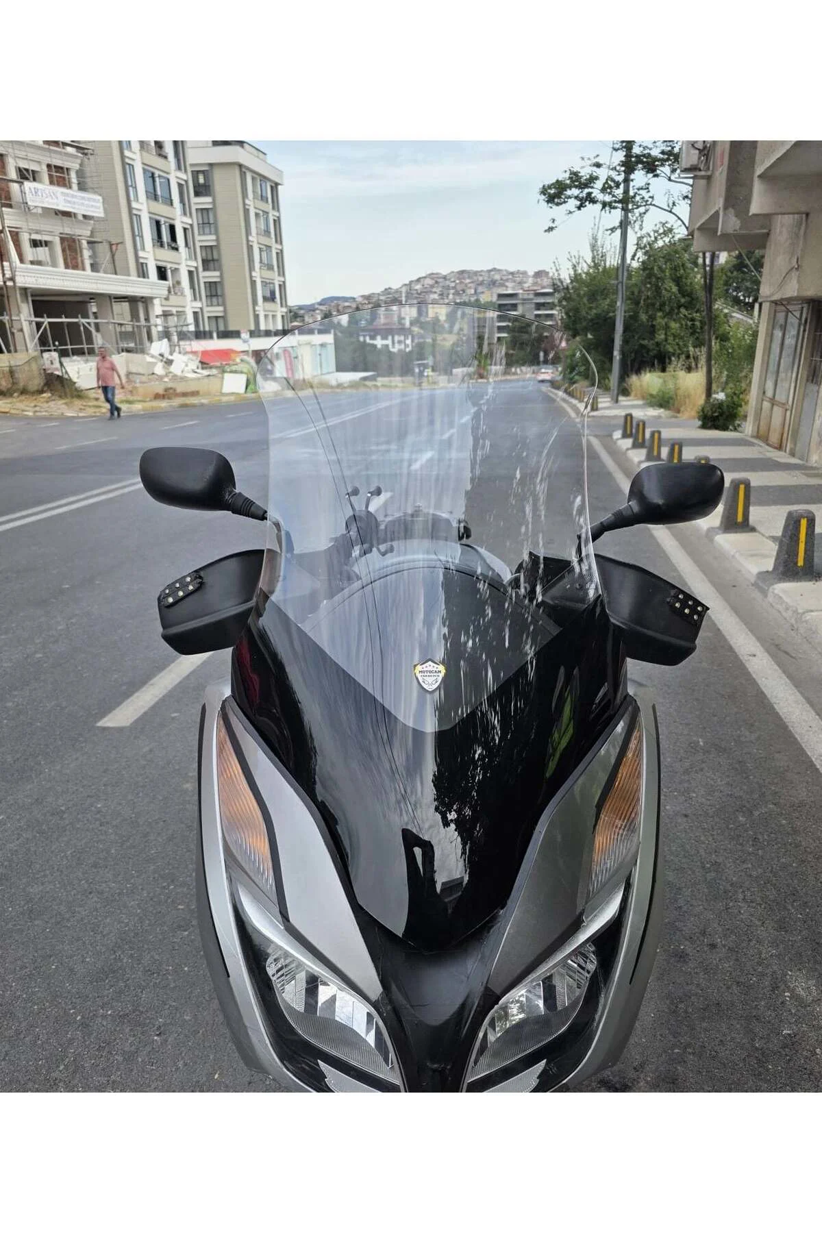 Honda Forza 300 Ön Cam 2014-2017 Model 78cm Şeffaf Renkli 4mm Elc