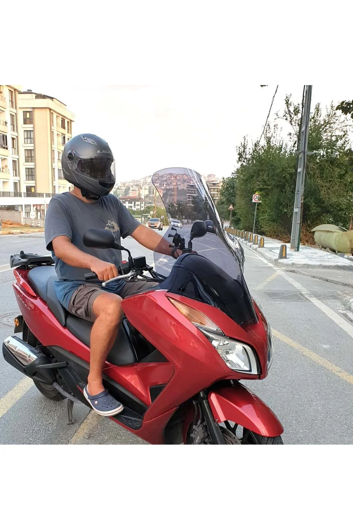 Honda Forza 300 Ön Cam 2014-2017 Model 75cm Füme Renkli 4mm
