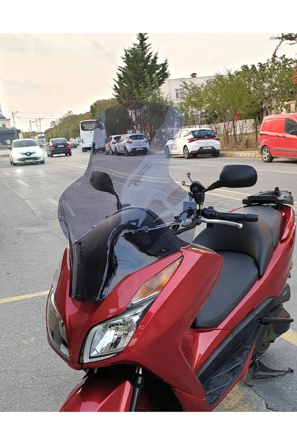 Honda Forza 300 Ön Cam 2014-2017 Model 75cm Füme Renkli 4mm