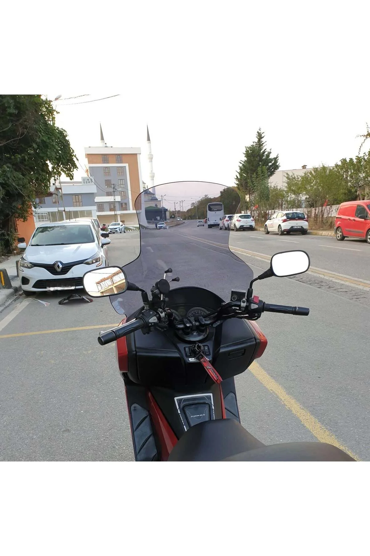 Honda Forza 300 Ön Cam 2014-2017 Model 75cm Füme Renkli 4mm
