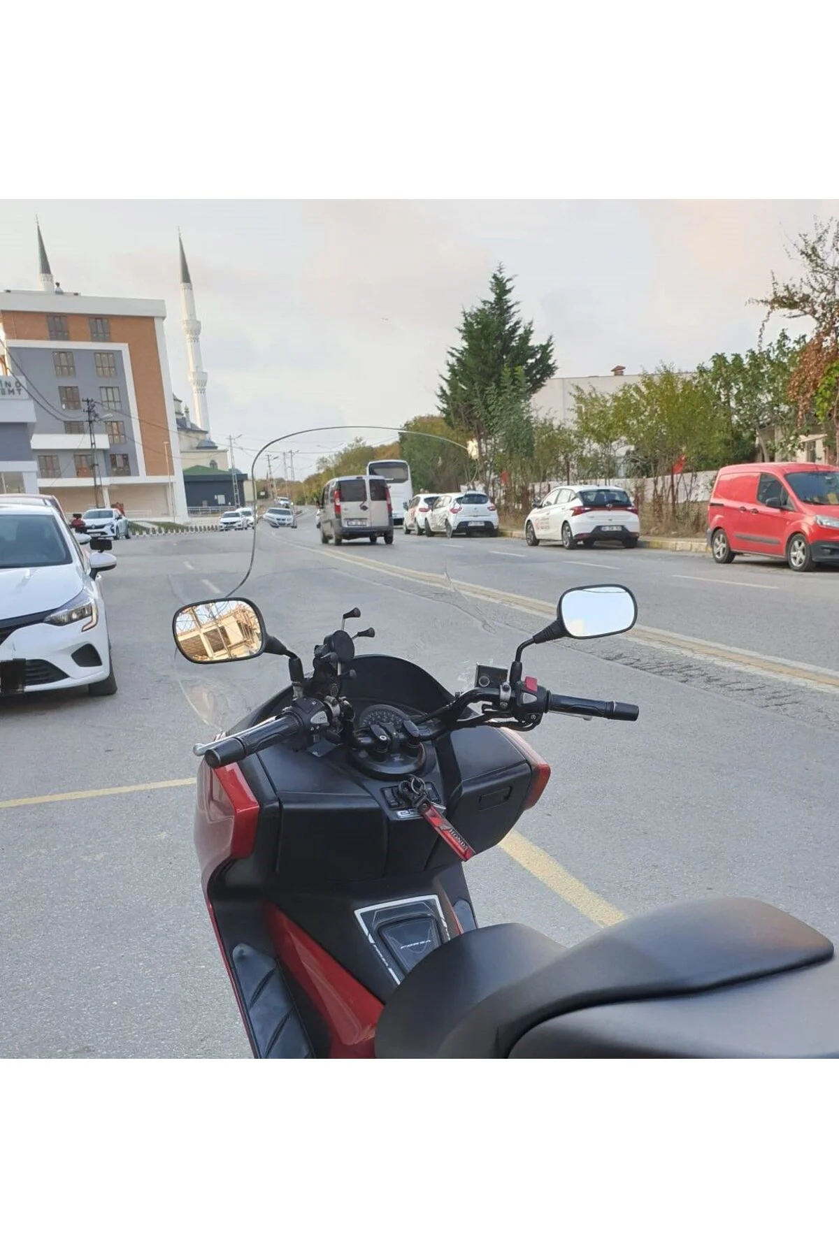 Honda Forza 300 Ön Cam 2014-2017 Model 75cm Şeffaf Renkli 4mm