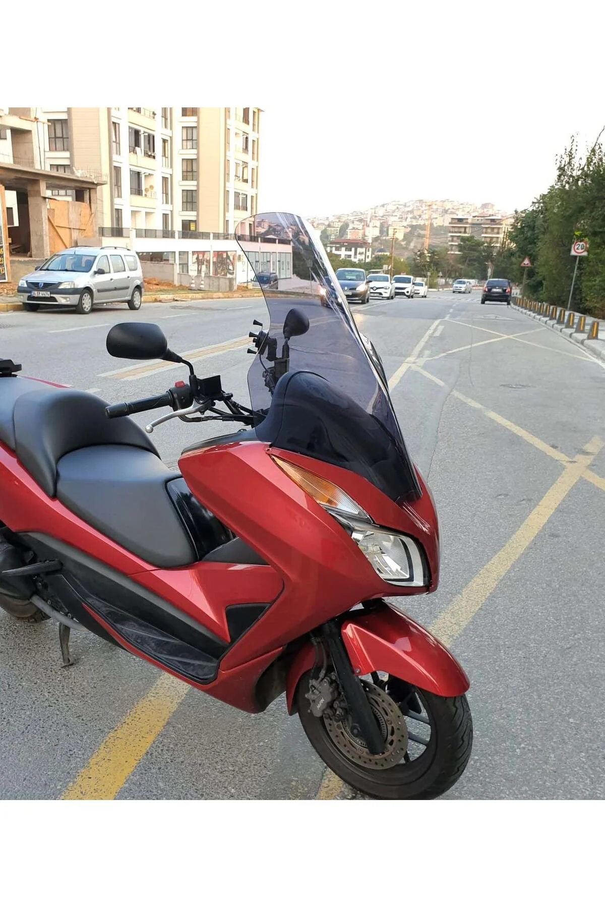 Honda Forza 300 Ön Cam 2014-2017 Model 75cm Füme Renkli 4mm