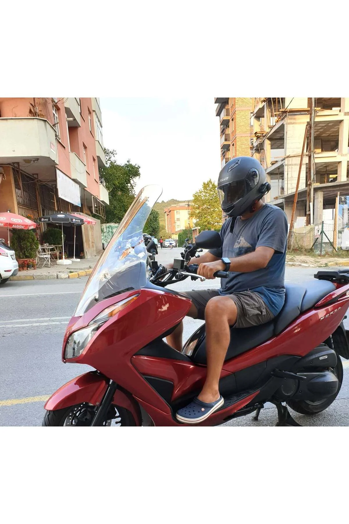 Honda Forza 300 Ön Cam 2014-2017 Model 75cm Şeffaf Renkli 4mm