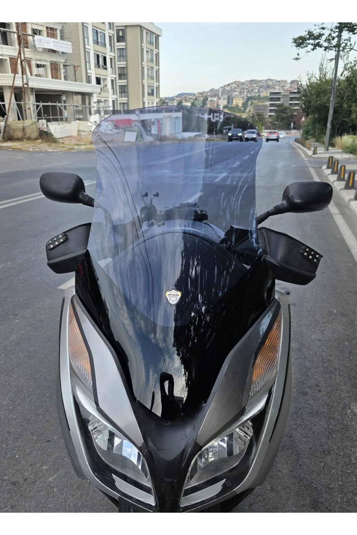 Honda Forza 300 Ön Cam 2014-2017 Model 78cm Füme Renkli 4mm Elcik