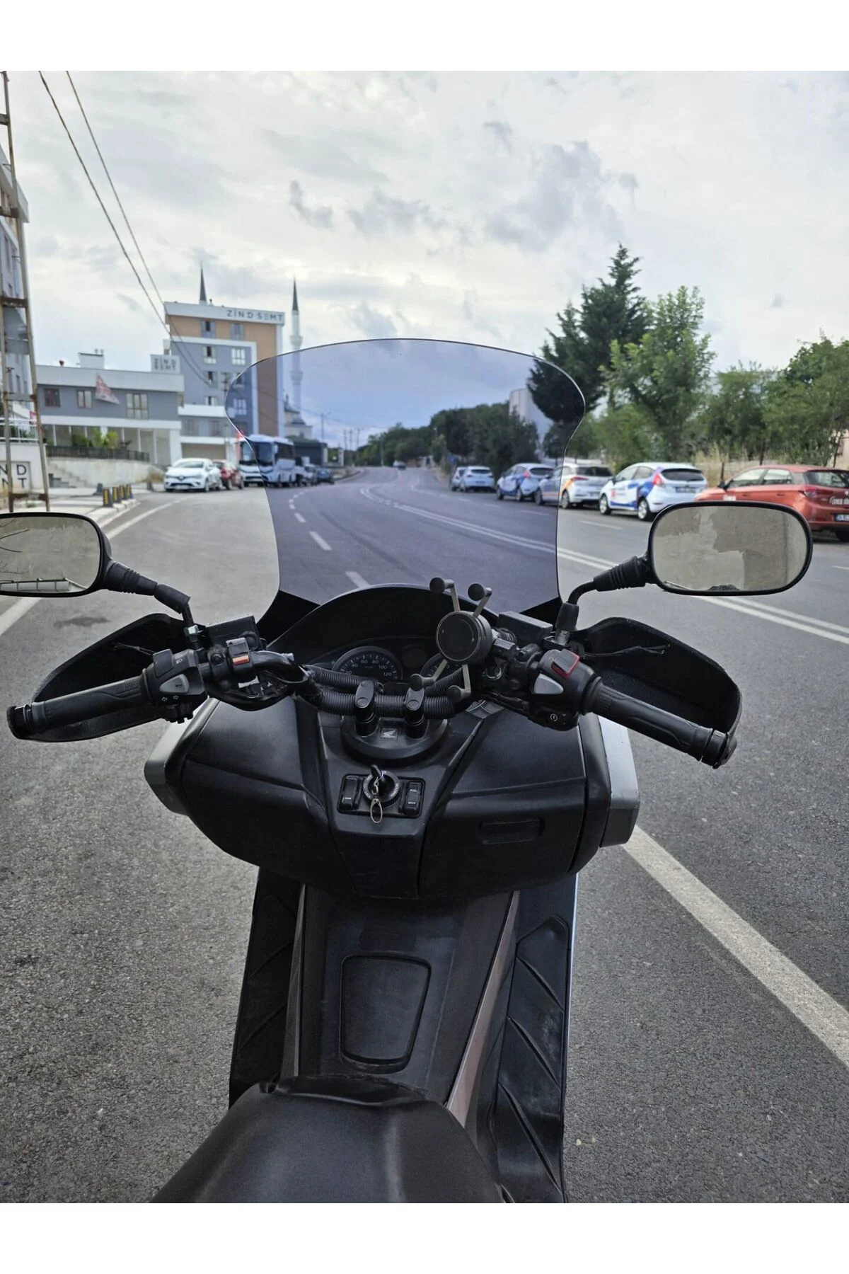 Honda Forza 300 Ön Cam 2014-2017 Model 78cm Füme Renkli 4mm Elcik