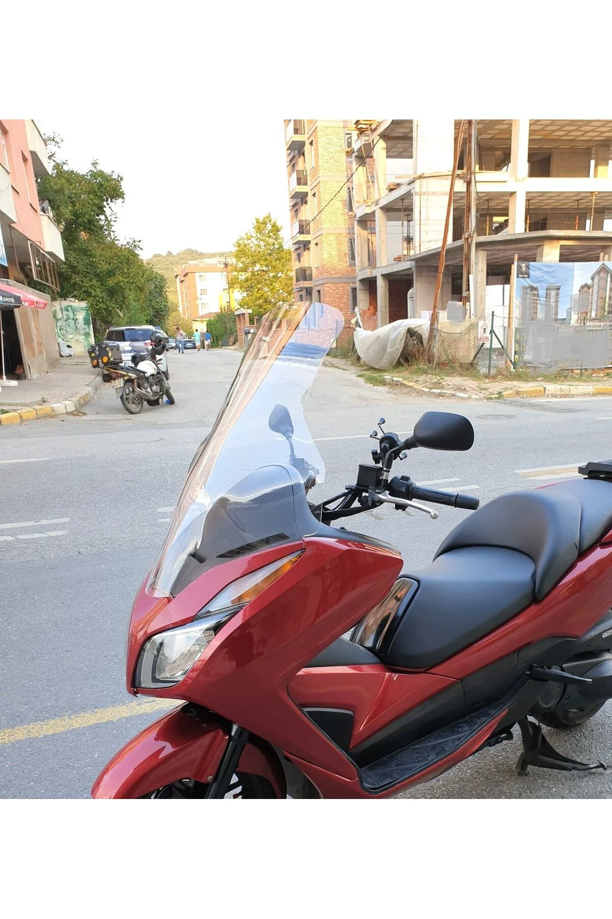 Honda Forza 300 Ön Cam 2014-2017 Model 75cm Şeffaf Renkli 4mm