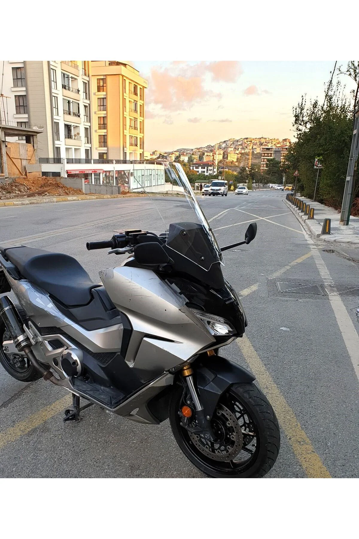 Honda Forza NSS 750 Ön Cam 2021-2023 Model 60cm Şeffaf Renkli 4mm