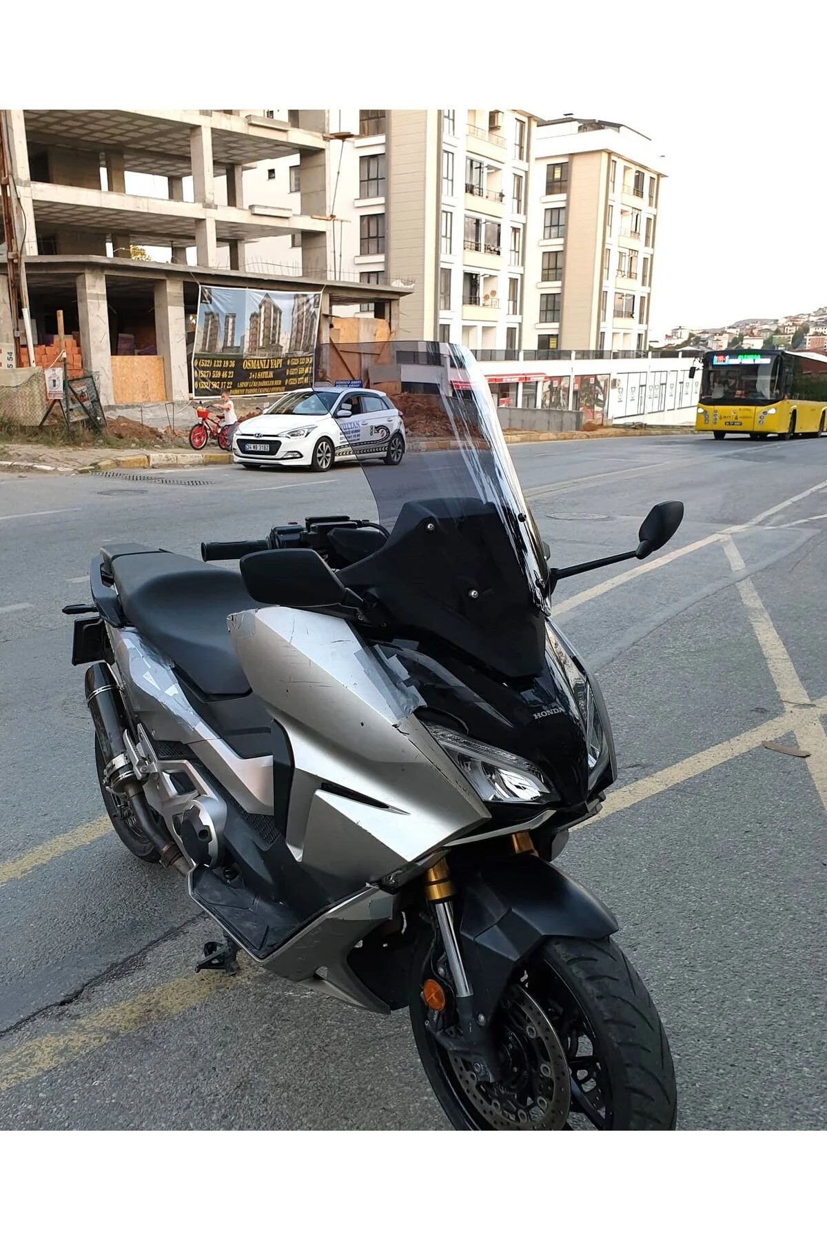 Honda Forza NSS 750 Ön Cam 2021-2023 Model 60cm Füme Renkli 4mm