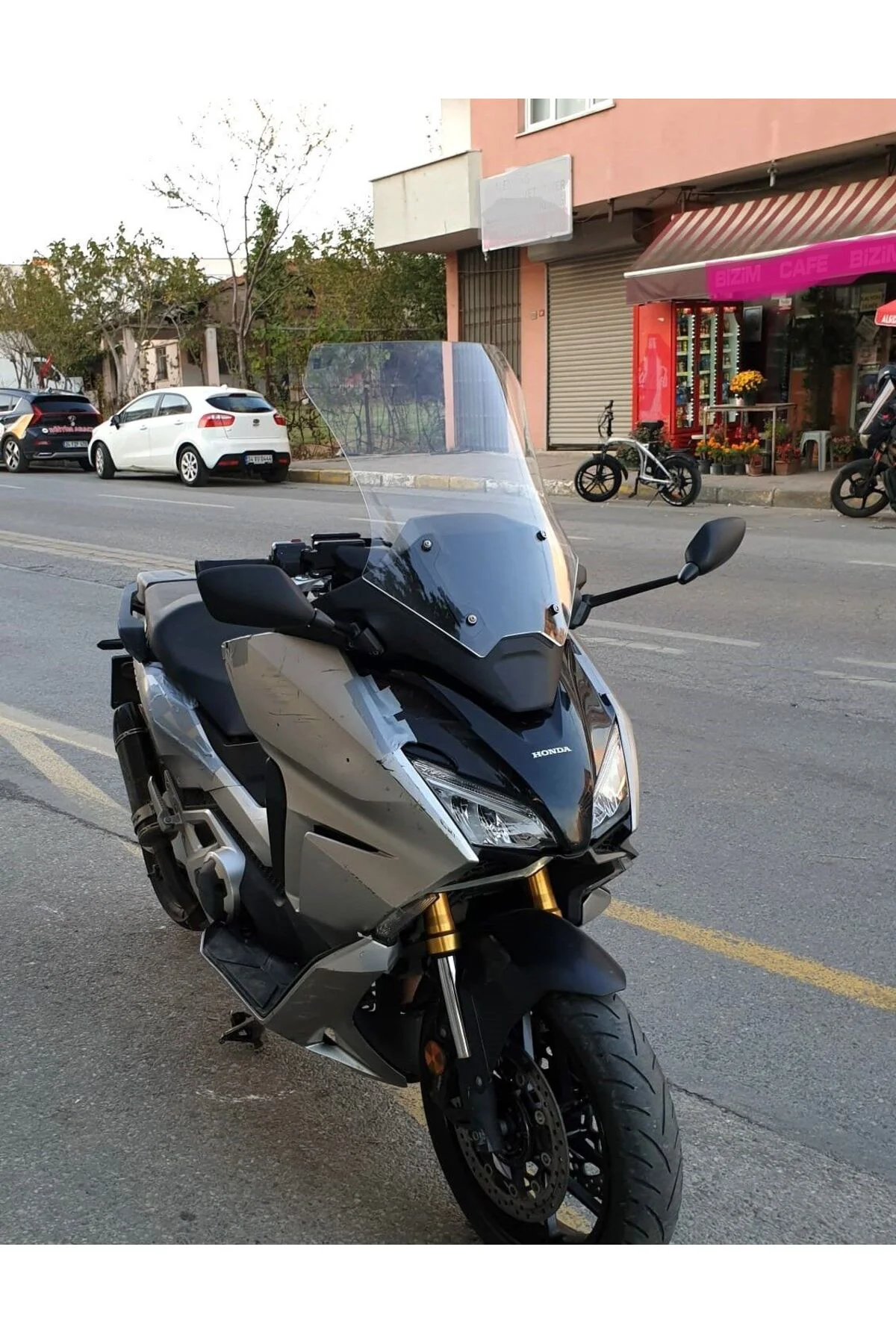 Honda Forza NSS 750 Ön Cam 2021-2023 Model 60cm Şeffaf Renkli 4mm