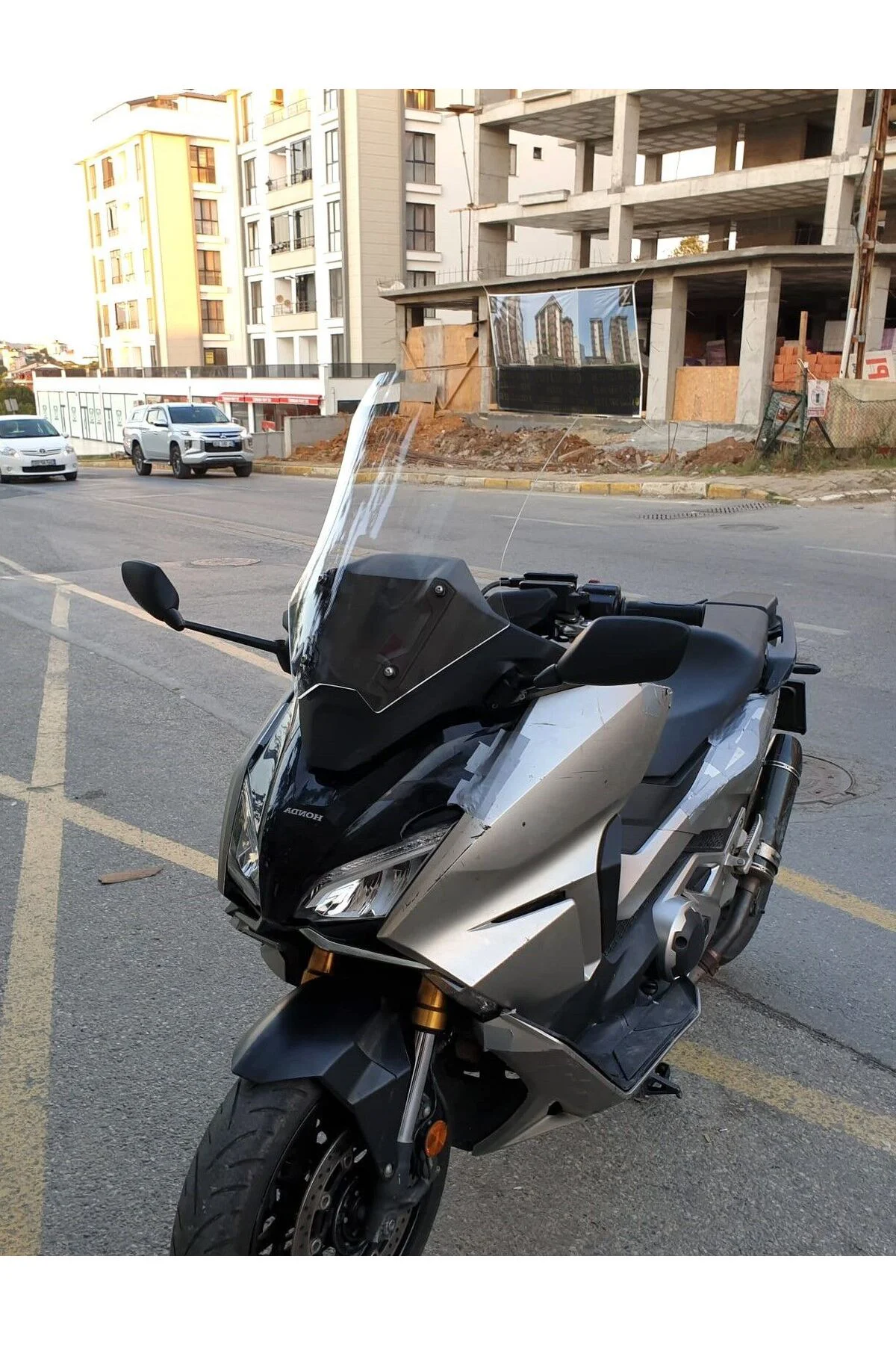 Honda Forza NSS 750 Ön Cam 2021-2023 Model 60cm Şeffaf Renkli 4mm
