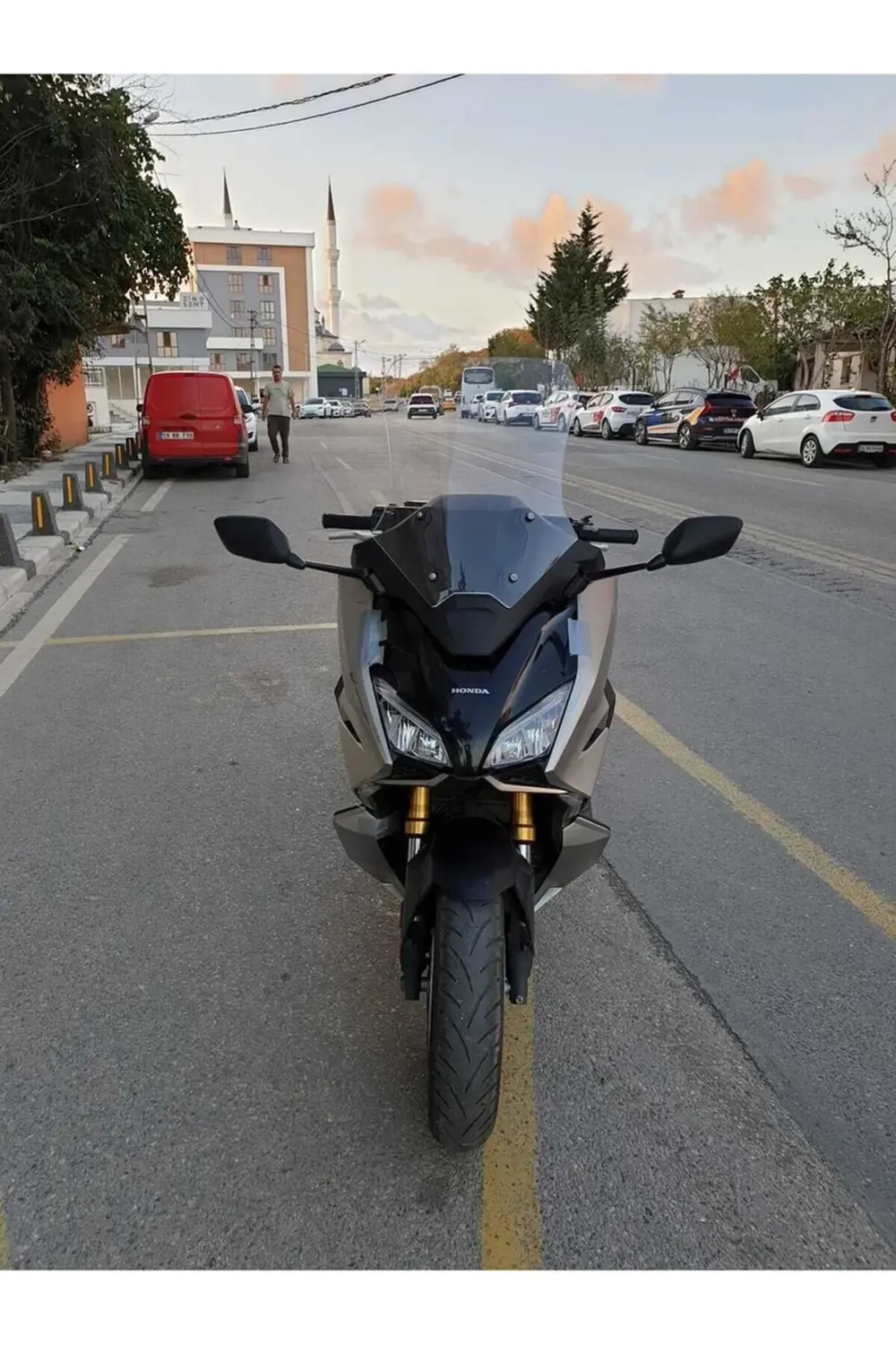 Honda Forza NSS 750 Ön Cam 2021-2023 Model 60cm Şeffaf Renkli 4mm