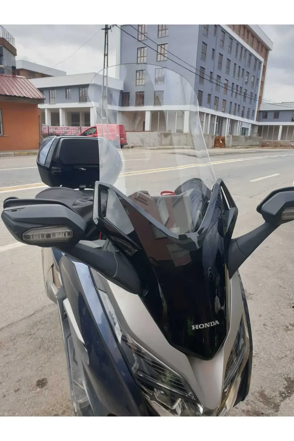 Honda Forza250 Ön Cam 2018 2020 Model 58cm Şeffaf Renkli 4mm