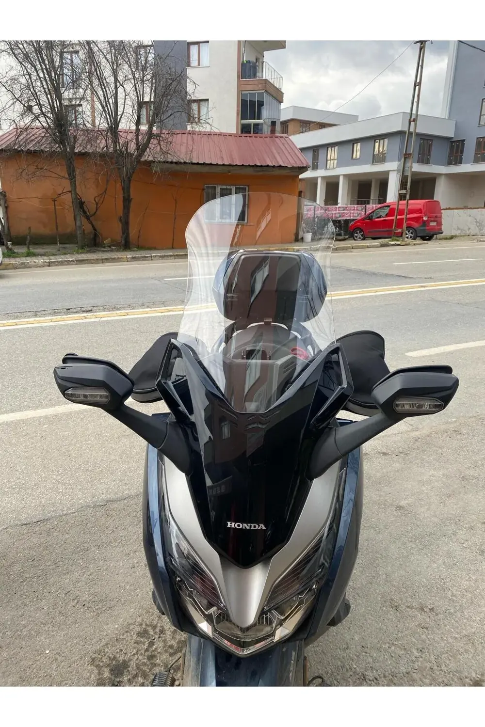Honda Forza250 Ön Cam 2018 2020 Model 58cm Şeffaf Renkli 4mm