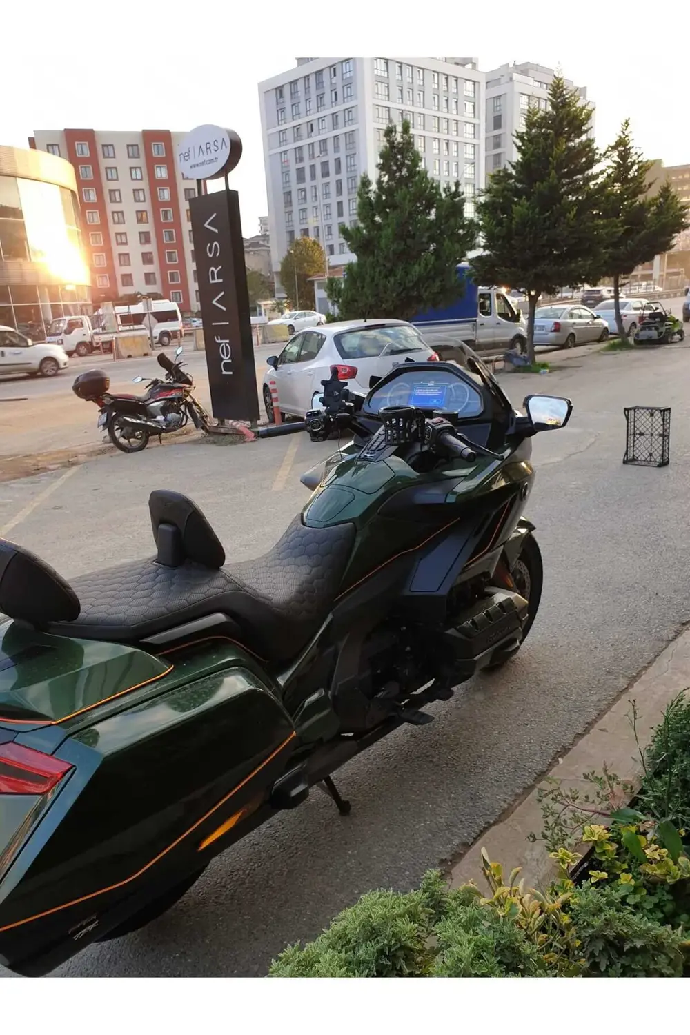 Honda Goldwing Bagger Ön Cam 2018 2023 Model 65cm Şeffaf Renkli 4