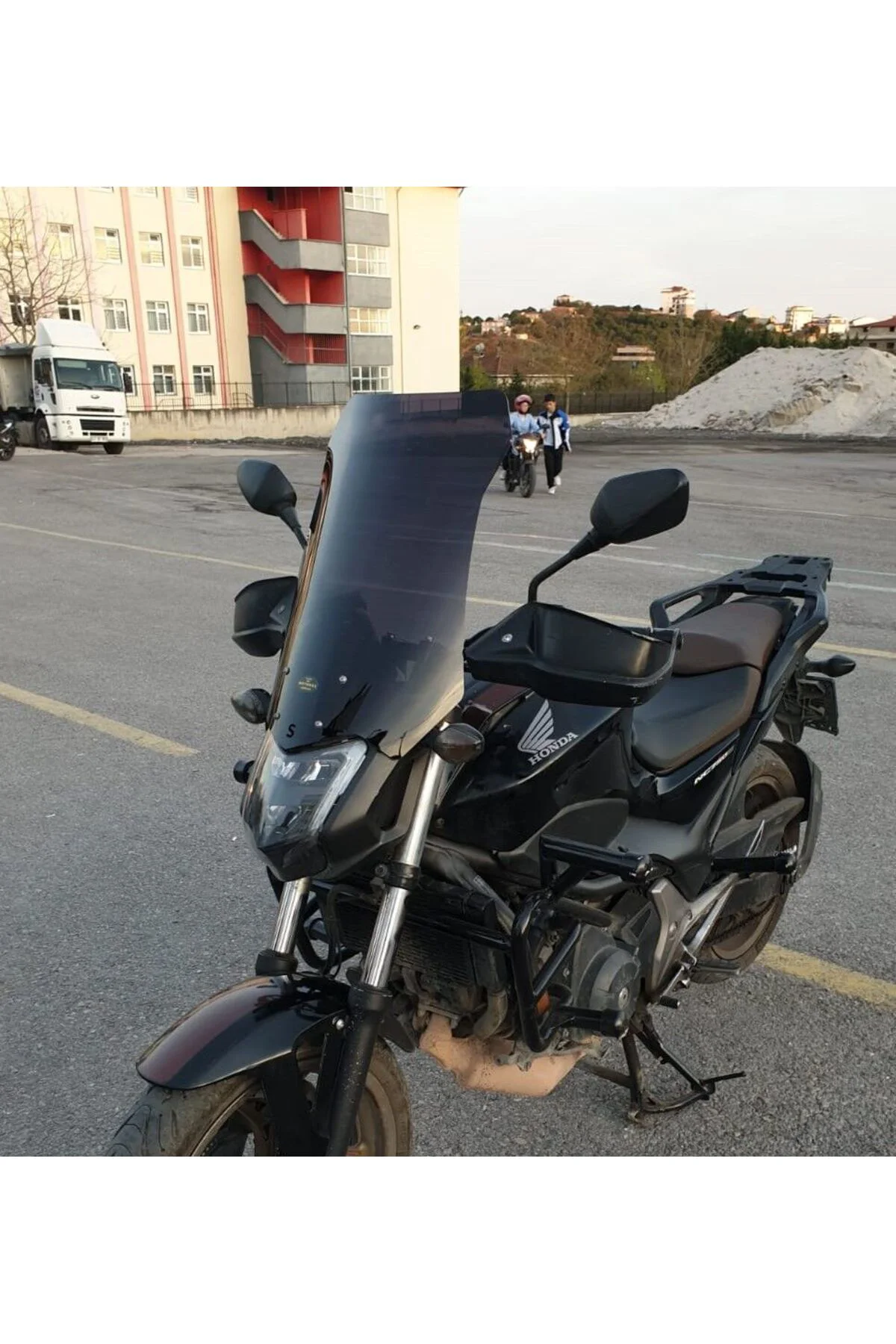 Honda NC 700 750 S Ön Cam 2012-2020 Model 50cm Siyah Renkli 4mm O