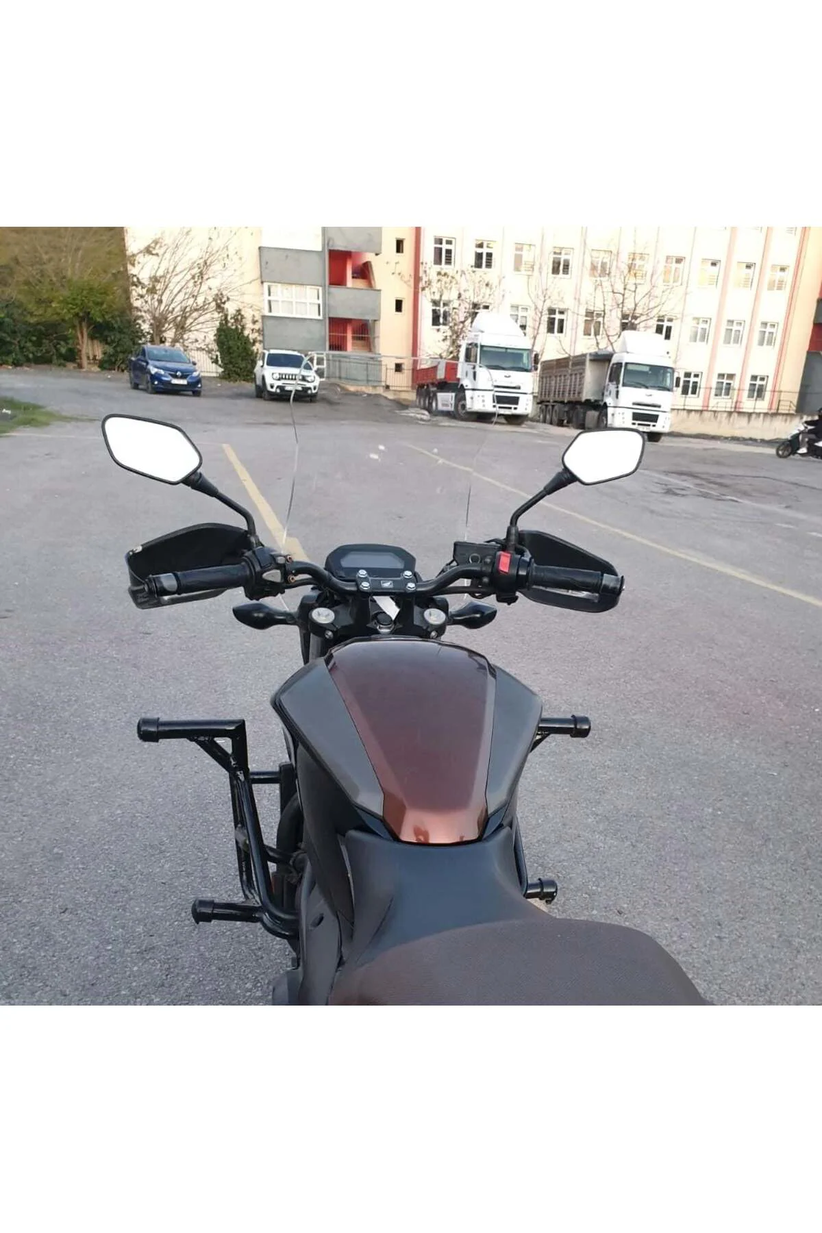 Honda NC 700 750 S Ön Cam 2012-2020 Model 50cm Şeffaf Renkli 4mm ORTA BOYLU