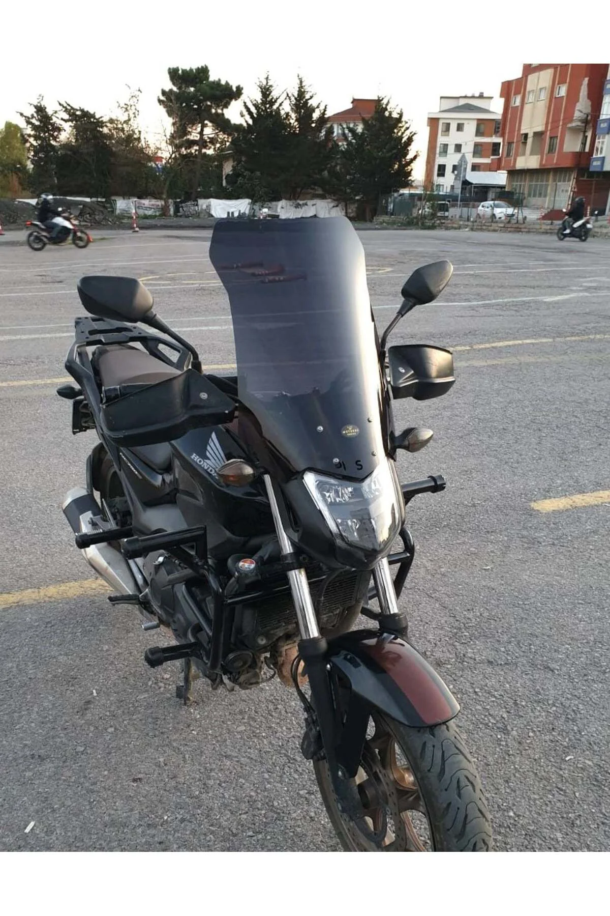 Honda NC 700 750 S Ön Cam 2012-2020 Model 50cm Siyah Renkli 4mm O