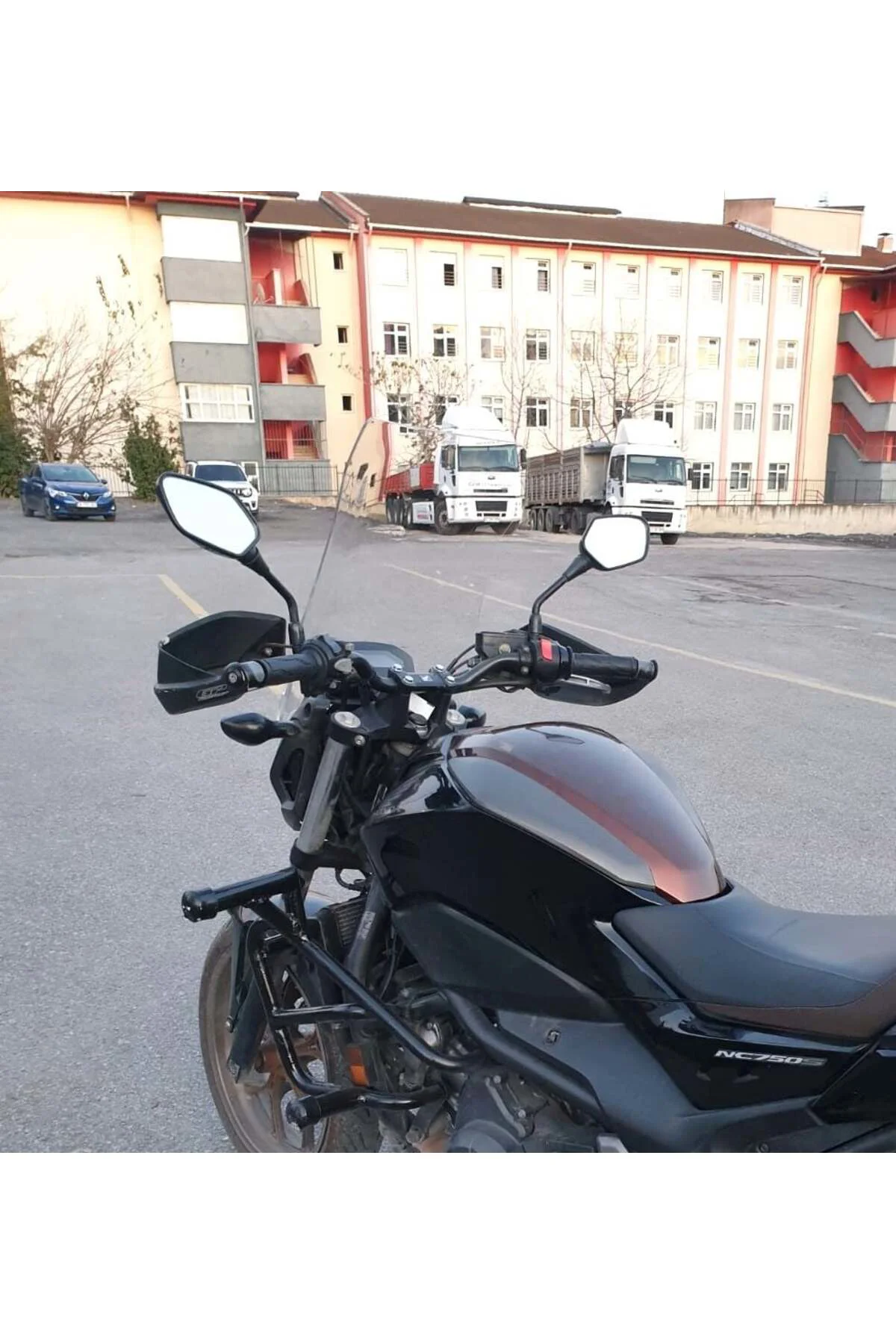 Honda NC 700 750 S Ön Cam 2012-2020 Model 50cm Şeffaf Renkli 4mm ORTA BOYLU