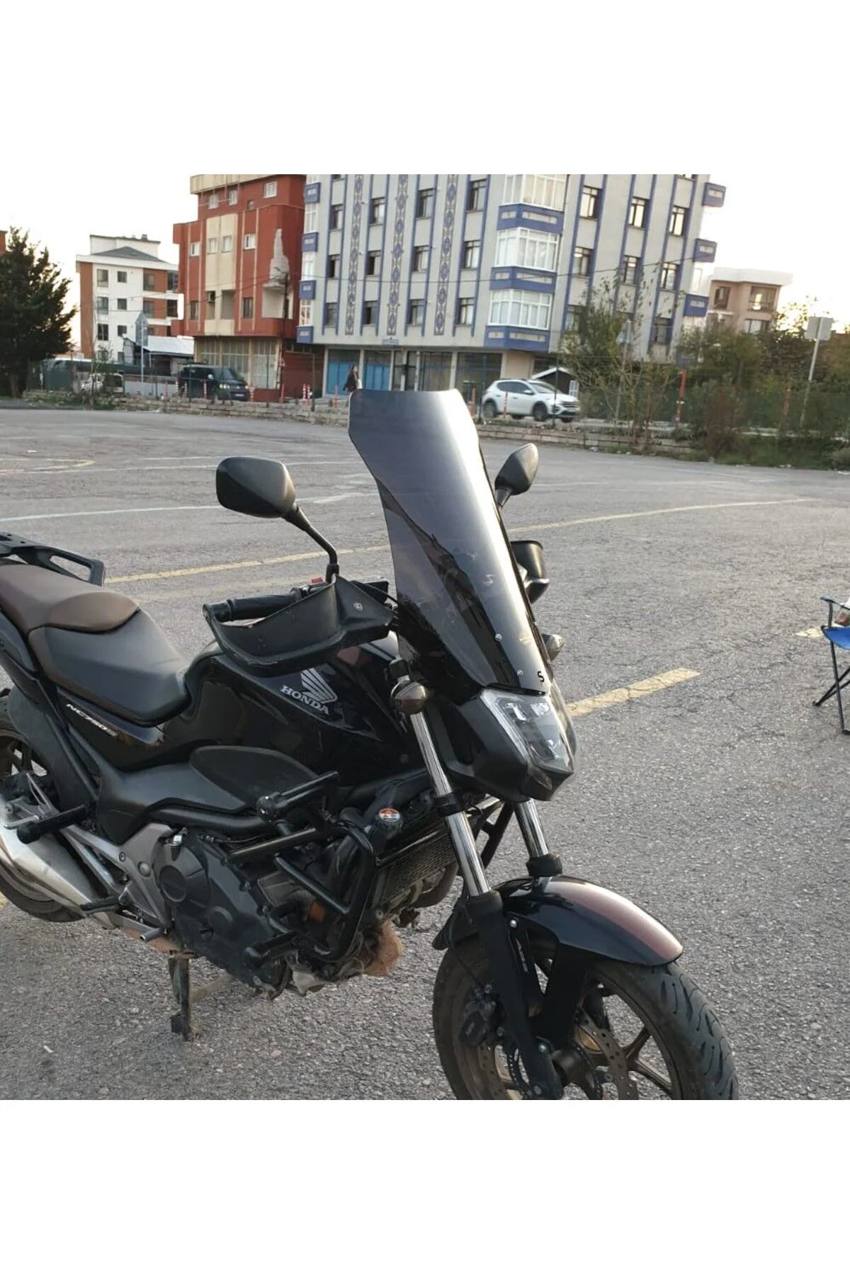 Honda NC 700 750 S Ön Cam 2012-2020 Model 50cm Siyah Renkli 4mm O