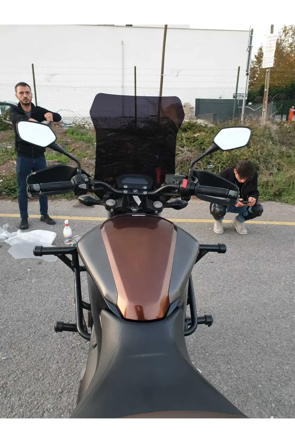 Honda Nc 700 750 S Ön Cam 2012 2020 Model 50cm Siyah Renkli 4mm O