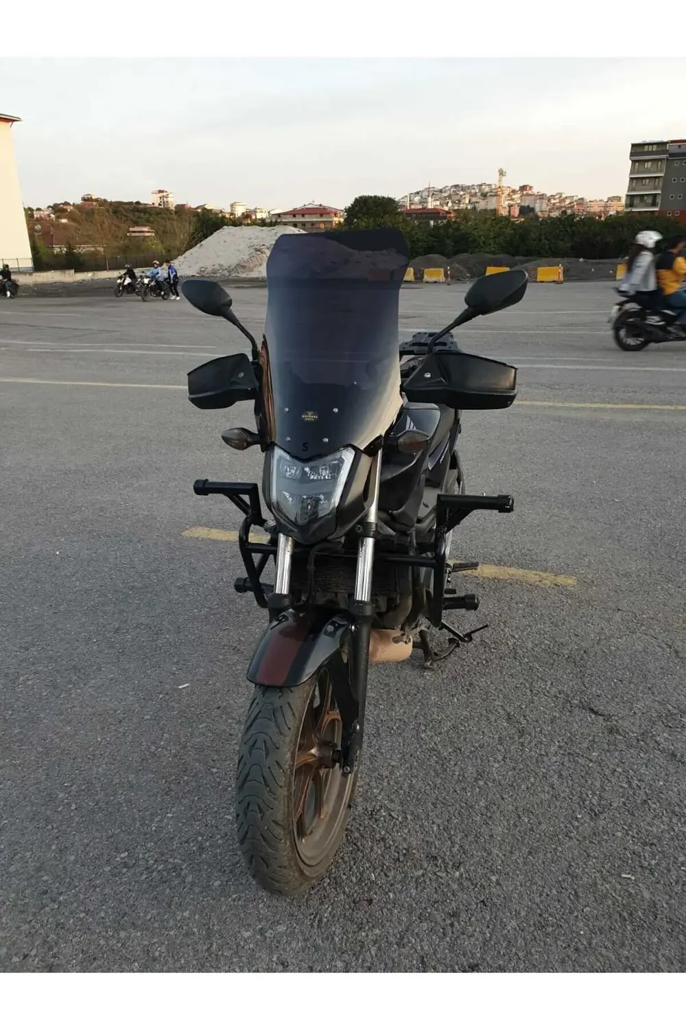 Honda Nc 700 750 S Ön Cam 2012 2020 Model 50cm Siyah Renkli 4mm O