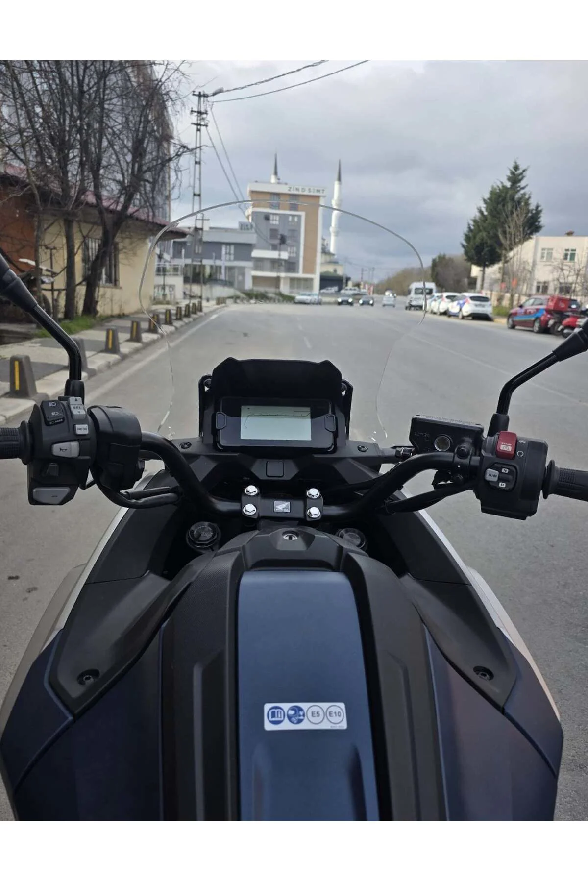 Honda NC 700 750 X Ön Cam 2021-2024 Model 50cm Şeffaf Renkli 4mm 