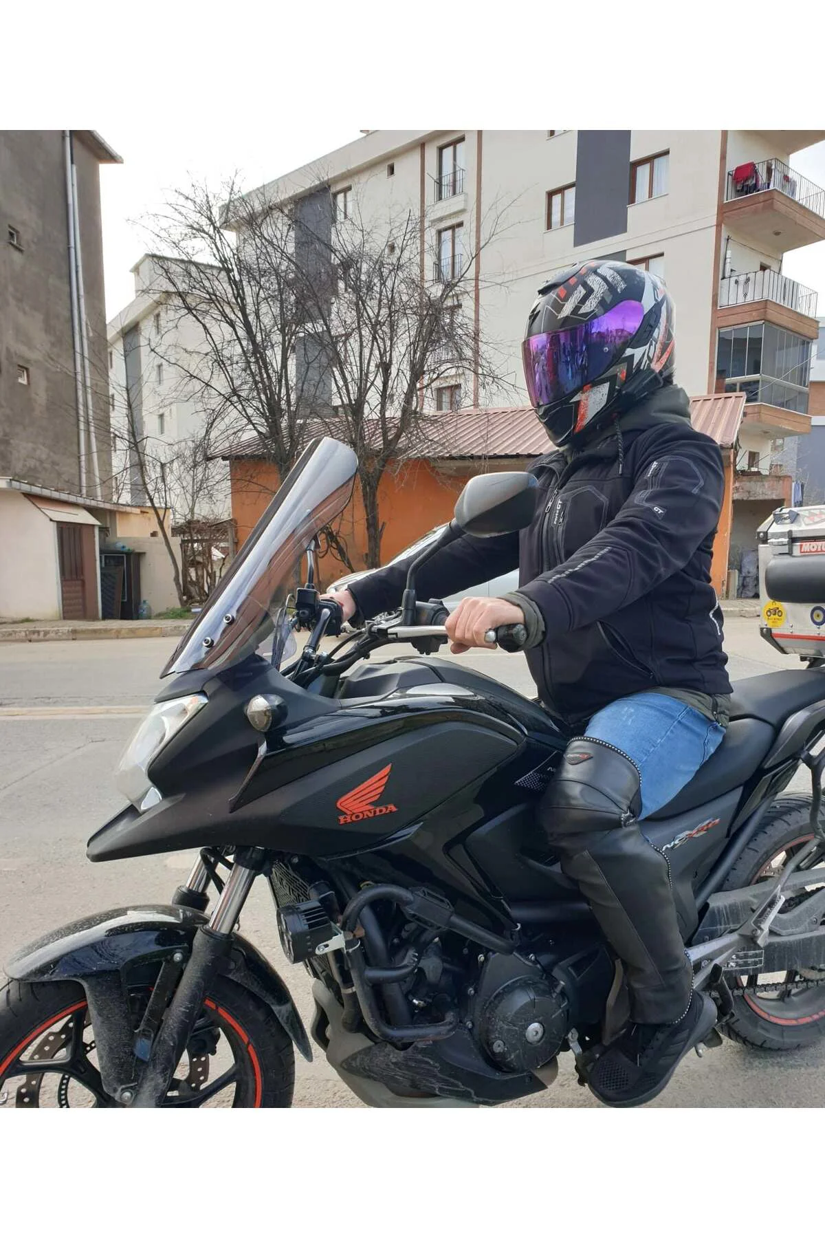 Honda NC 700 750 X Ön Cam 2012-2015 Model 50cm Füme Renkli 4mm OR