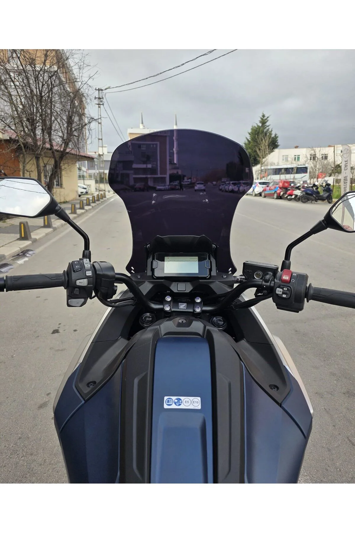 Honda NC 700 750 X Ön Cam 2021-2024 Model 59cm Siyah Renkli 4mm U