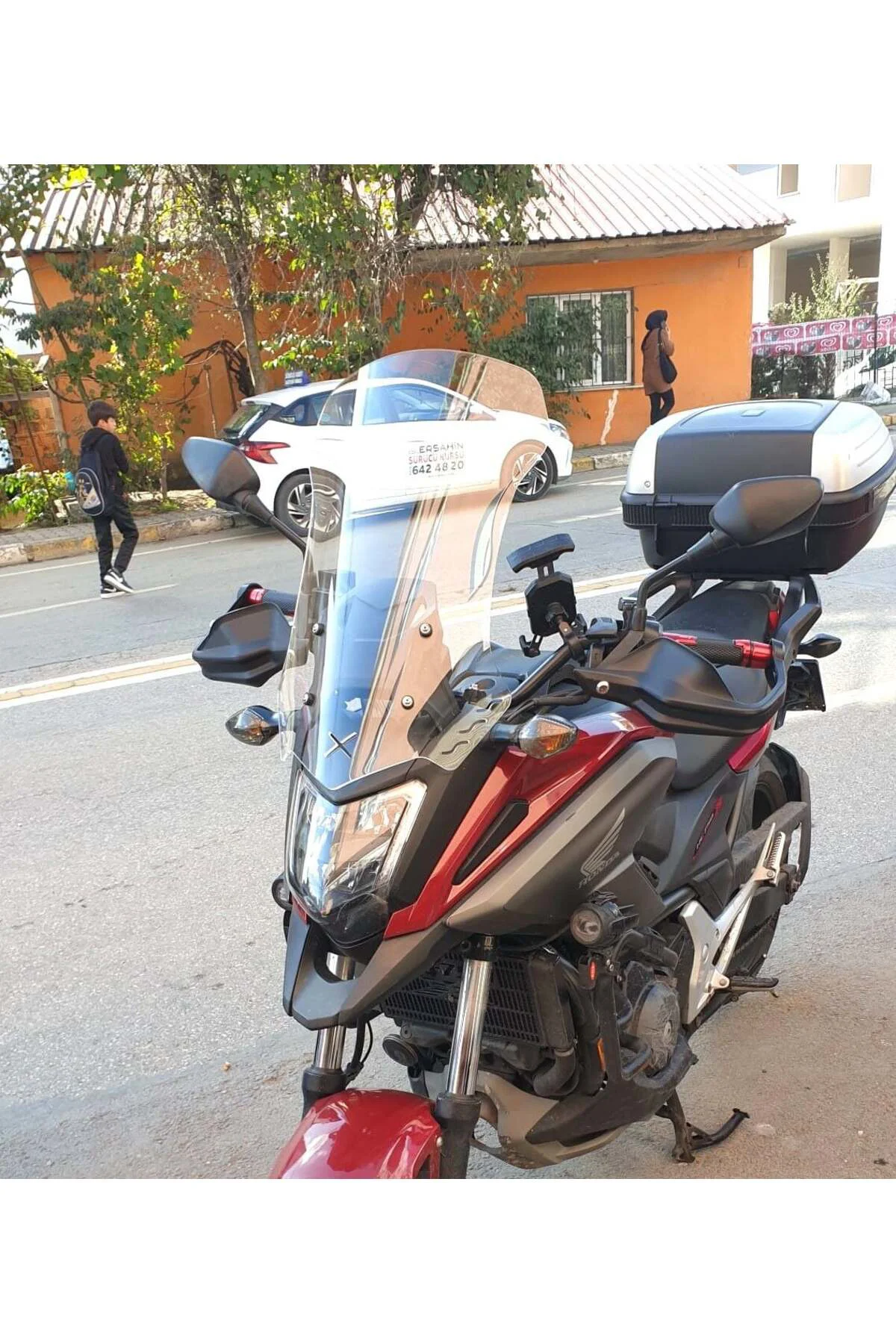 Honda NC 700 750 X Ön Cam 2016-2020 Model 50cm Şeffaf Renkli 4mm 