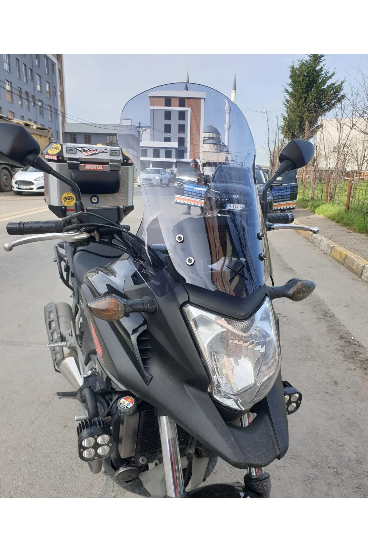 Honda NC 700 750 X Ön Cam 2012-2015 Model 50cm Füme Renkli 4mm OR