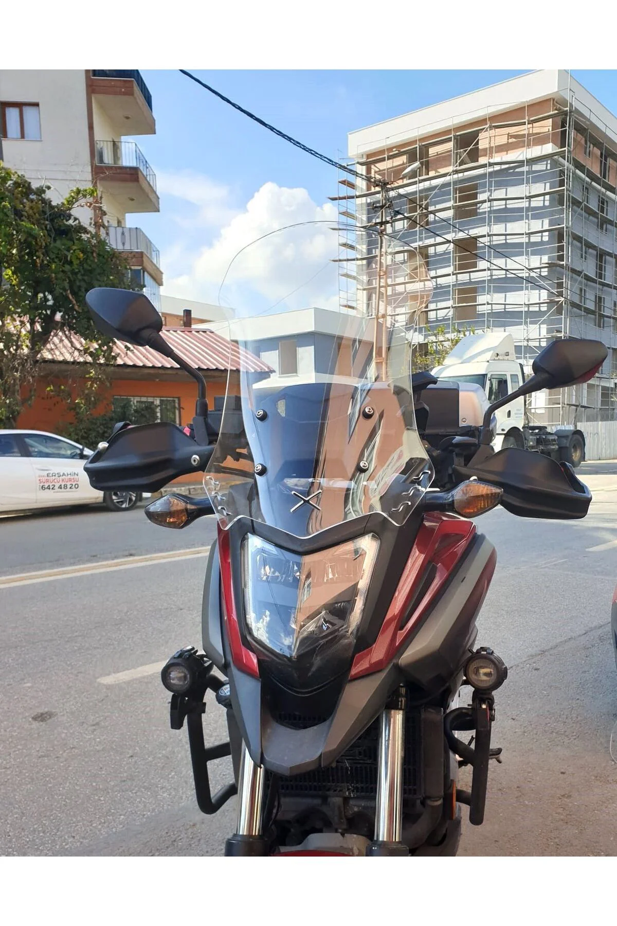 Honda NC 700 750 X Ön Cam 2016-2020 Model 50cm Şeffaf Renkli 4mm 