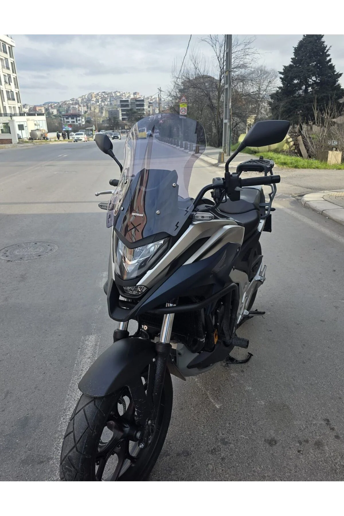 Honda NC 700 750 X Ön Cam 2021-2024 Model 50cm Füme Renkli 4mm OR