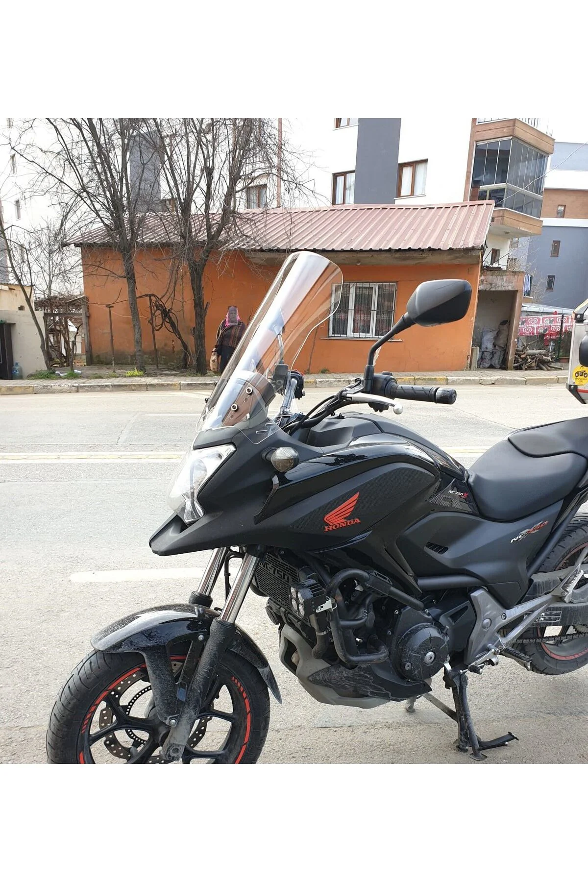 Honda NC 700 750 X Ön Cam 2012-2015 Model 50cm Şeffaf Renkli 4mm 