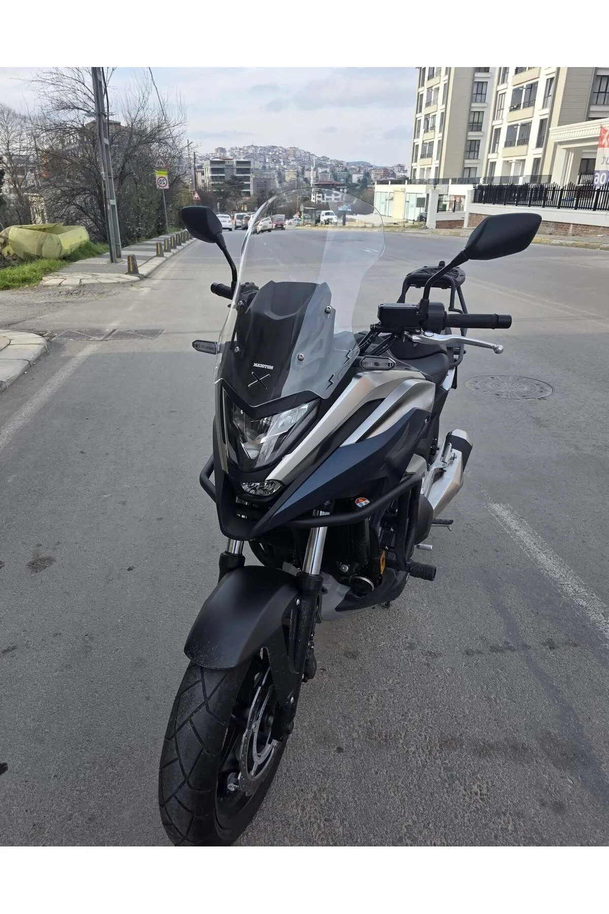 Honda NC 700 750 X Ön Cam 2021-2024 Model 50cm Şeffaf Renkli 4mm 