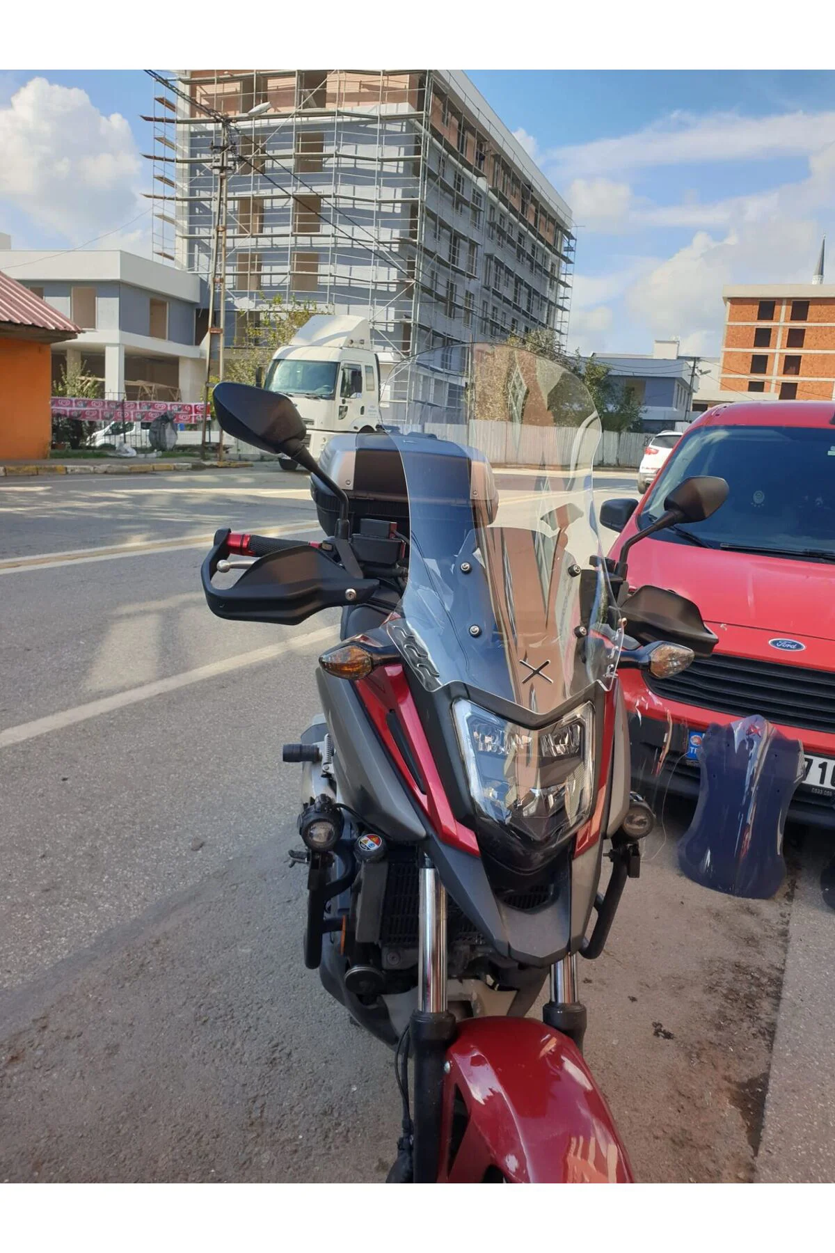 Honda NC 700 750 X Ön Cam 2016-2020 Model 50cm Şeffaf Renkli 4mm 
