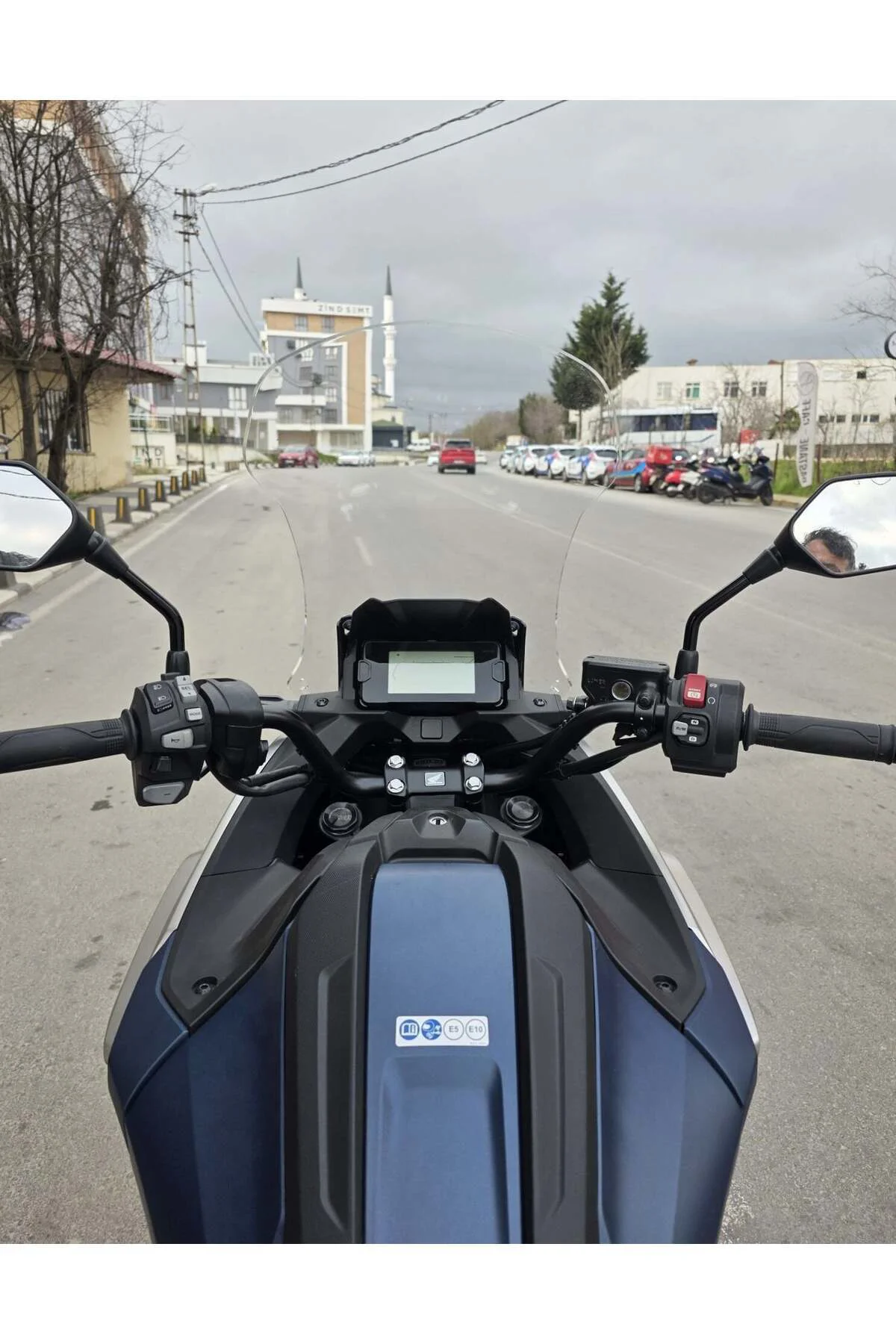 Honda NC 700 750 X Ön Cam 2021-2024 Model 59cm Şeffaf Renkli 4mm UZUN
