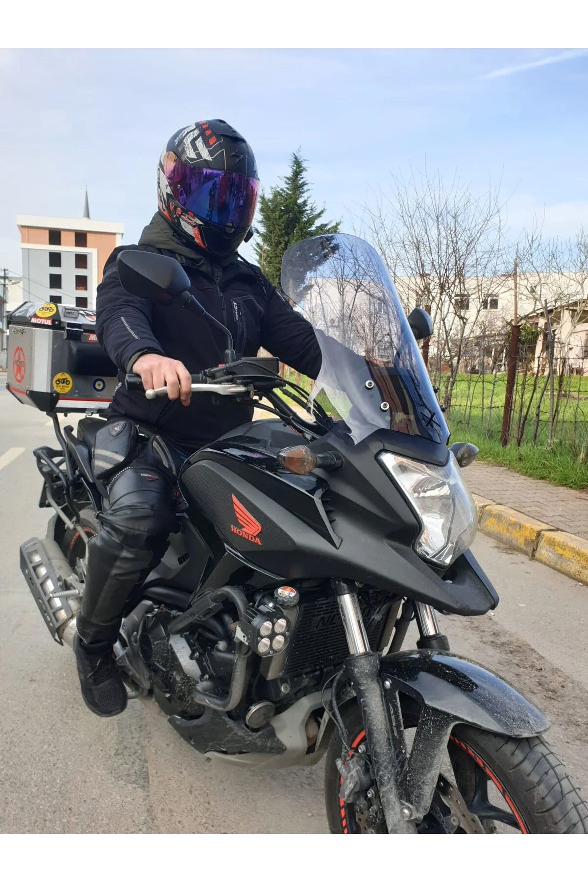 Honda NC 700 750 X Ön Cam 2012-2015 Model 50cm Füme Renkli 4mm OR