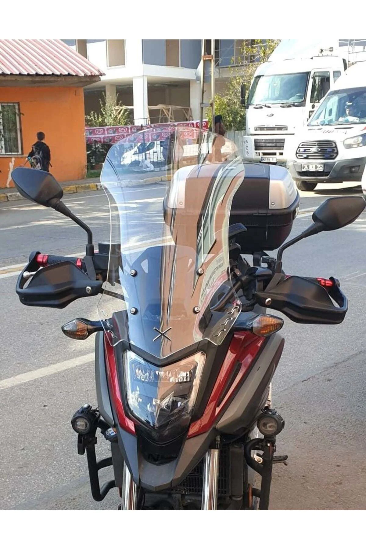 Honda NC 700 750 X Ön Cam 2016-2020 Model 50cm Şeffaf Renkli 4mm 