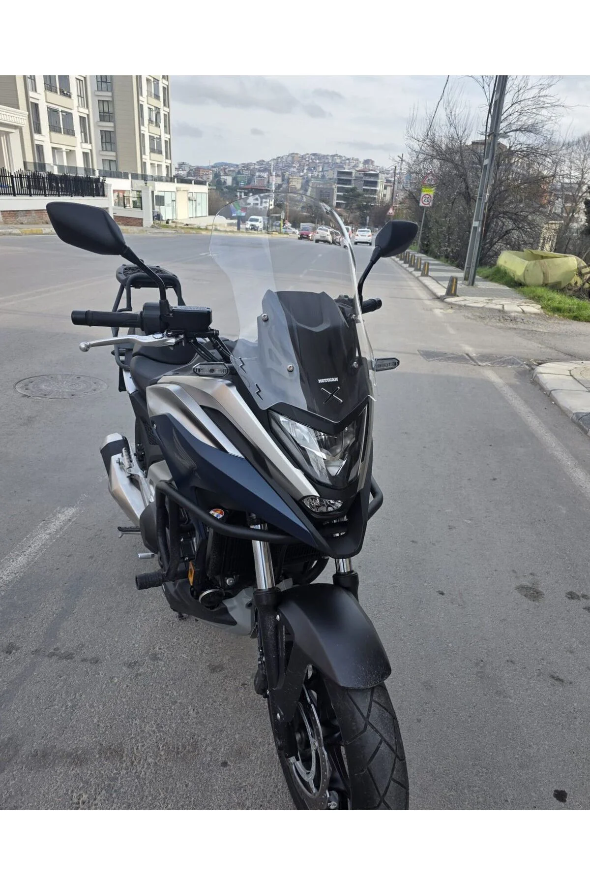 Honda NC 700 750 X Ön Cam 2021-2024 Model 50cm Şeffaf Renkli 4mm 